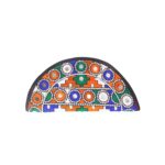 Handmade Embroidered Half Moon Wristlet Pouch - Beechikki - Image 6