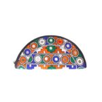 Handmade Embroidered Half Moon Wristlet Pouch - Beechikki - Image 7