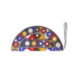 Handmade Embroidered Half Moon Wristlet Pouch - Beechikki - Image 11
