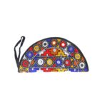 Handmade Embroidered Half Moon Wristlet Pouch - Beechikki - Image 14