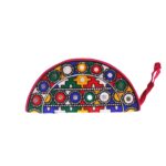 Handmade Embroidered Half Moon Wristlet Pouch - Beechikki - Image 17