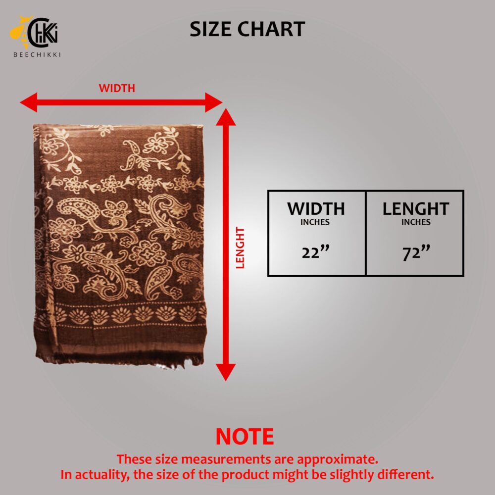 Paisley Print Boho Scarf (Polyester) - Beechikki - Image 11