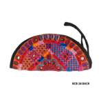 Handmade Embroidered Half Moon Clutch Bag - Beechikki - Image 7