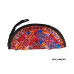Handmade Embroidered Half Moon Clutch Bag - Beechikki - Image 6