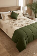 Embroidered King Cotton Bedding Set - Beechikki - Image 4