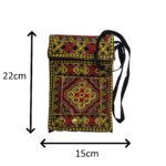 Handmade Embroidered Boho Crossbody Pouch Bag - Beechikki - Image 9