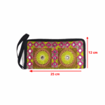 Handmade Embroidered Boho Wristlet Clutch - Beechikki - Image 25