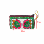 Handmade Embroidered Boho Wristlet Clutch - Beechikki - Image 26