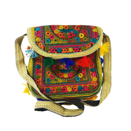 Ethnic Handmade Decorative Satchel, Women's Purse