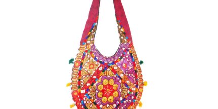 Long Strapped Sindhi Cultured Bag, Handmade Bags
