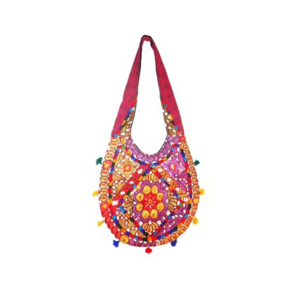 Long Strapped Sindhi Cultured Bag, Handmade Bags