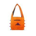 Hand Embroidered Boho Square-Shaped Shoulder Bag - Beechikki - Image 3