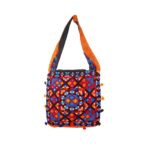 Hand Embroidered Boho Square-Shaped Shoulder Bag - Beechikki - Image 4