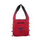 Hand Embroidered Boho Square-Shaped Shoulder Bag - Beechikki - Image 9