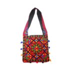Hand Embroidered Boho Square-Shaped Shoulder Bag - Beechikki - Image 12