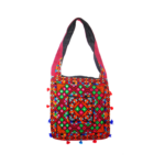 Hand Embroidered Boho Square-Shaped Shoulder Bag - Beechikki - Image 18