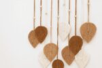 woven leaf wall hanging