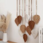 woven leaf wall hanging