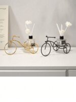 iron bicycle statue