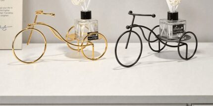 iron bicycle statue
