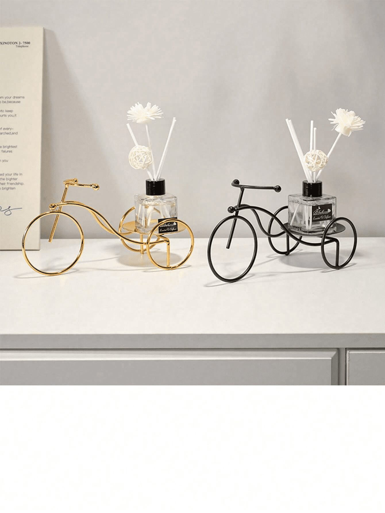 iron bicycle statue