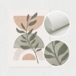 Green Boho Botanical Wall Art Prints Geen Mid-Century Posters (21×30 cm) - Image 4