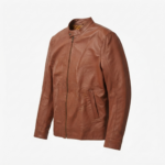 Ozil Men's Genuine Sheepskin Leather Cafe Racer Jacket - Image 12
