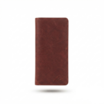 Ozil Genuine Leather Vintage Style Slim Long Wallet, ID Window - Image 2