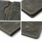 Ozil Pull-Up Grain Leather Passport Cover, Genuine Leather, 3 Colours Available - Image 6