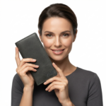 Ozil Genuine Leather Vintage Style Slim Long Wallet, ID Window - Image 17