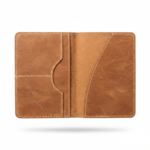 Ozil Pull-Up Grain Leather Passport Cover, Genuine Leather, 3 Colours Available - Image 19