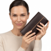 Ozil Genuine Leather Long Wallet Flap Close, Phone Pocket