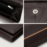 Ozil Genuine Leather Long Wallet Flap Close, Phone Pocket - Image 20