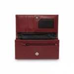 Ozil Genuine Leather Long Wallet Flap, ID Window - Image 15