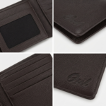 Ozil Pebbled Grain Leather Bifold Wallet, Genuine Leather - Image 18