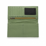 Ozil Genuine Leather Long Wallet ID Window, 11 Slots - Image 3