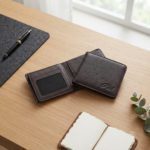 Ozil Pebbled Grain Leather Bifold Wallet, Genuine Leather - Image 19