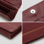 Ozil Genuine Leather Long Wallet Flap Close, Phone Pocket - Image 13