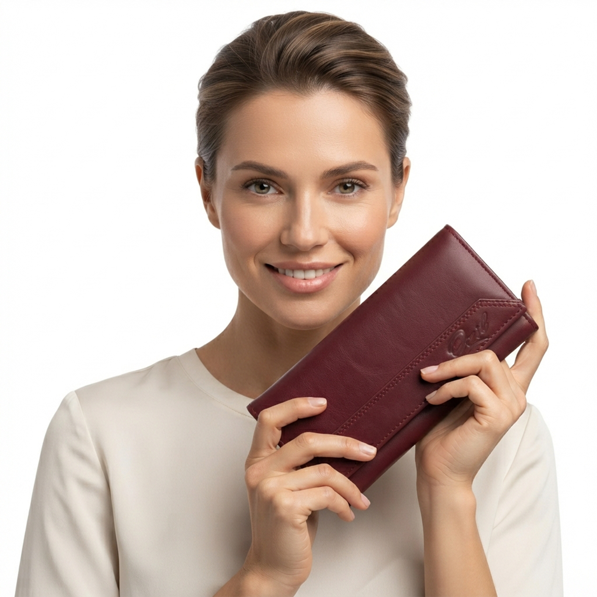 Untitled-1_0003_Gemini_Generated_Image_hldhsjhldhsjhldh Ozil Genuine Leather Long Wallet Flap, ID Window - Image 1