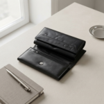 Ozil Genuine Leather Long Wallet Flap, ID Window - Image 7