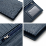 Ozil Genuine Leather Long Wallet ID Window, 11 Slots - Image 11