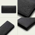Ozil Genuine Leather Long Wallet ID Window, 11 Slots - Image 17