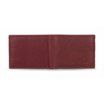 Ozil Pebbled Grain Leather Bifold Wallet, Genuine Leather, Color Maroon - Image 5