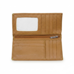 Ozil Genuine Leather Compact Long Wallet, ID Window - Image 10