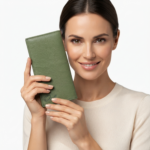 Ozil Genuine Leather Long Wallet ID Window, 11 Slots
