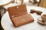 Ozil Genuine Leather Long Wallet Flap Close, Phone Pocket - Image 30