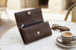 Ozil Genuine Leather Long Wallet Flap Close, Phone Pocket - Image 22