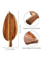 Leaf Wooden Serving Platter-s Dimensions